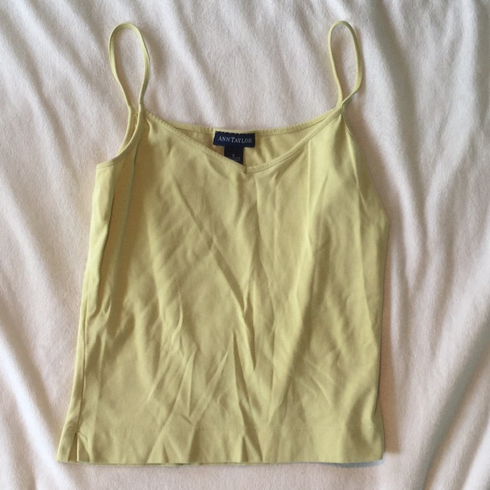 ANN TAYLOR light green cami